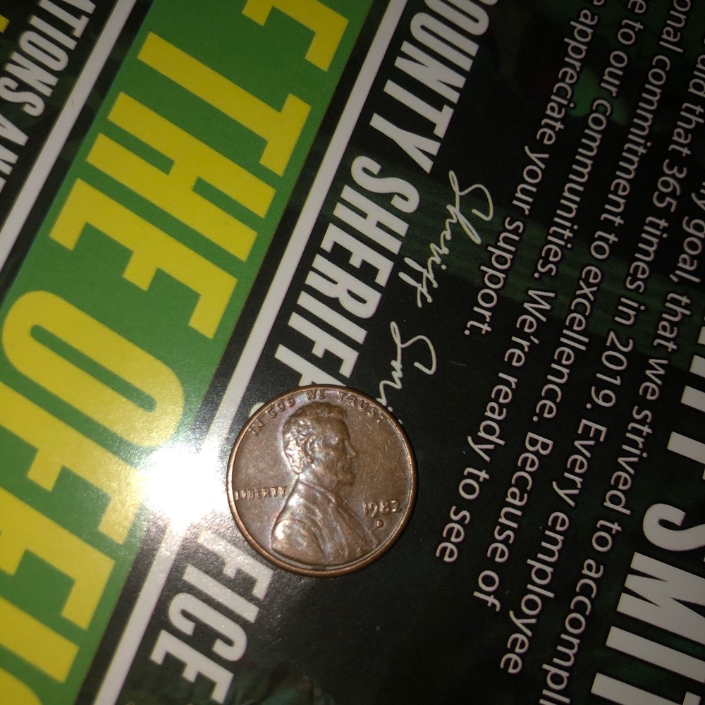 1982   small date penny